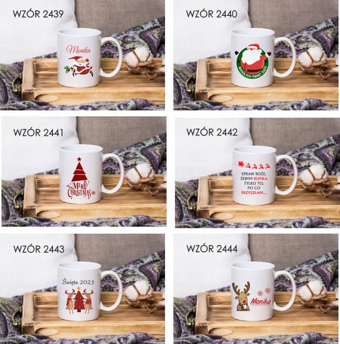 Kubek z nadrukiem PREZENT ŚWIĄTECZNY ŚWIĘTA ROK na Arena.pl