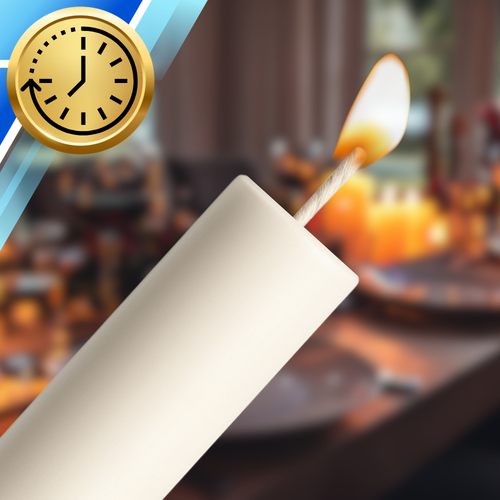 świece stołowe 72 szt. | klasyczne świece białe do świecznika na Arena.pl