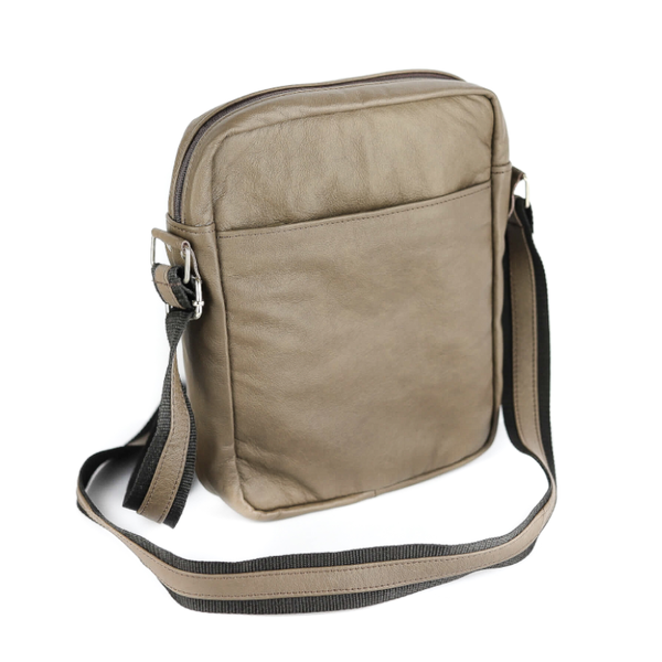 T-08 Listonoszka męska duża-ziemisty brąz KEMER zdjęcie 1