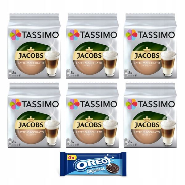 Kapsułki Tassimo Latte Macchiato Classico 48 szt. 5+1 opakowanie GRATIS! zdjęcie 1