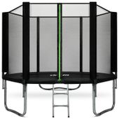 Trampolina ogrodowa 305 cm VIRTUFIT z siatką bezpieczeństwa drabinka