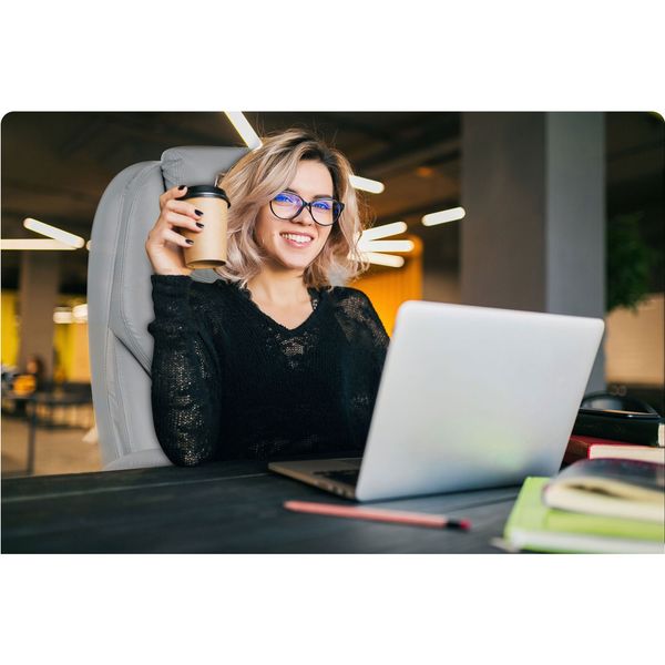 Fotel biurowy Sofotel Batory - jasno szary zdjęcie 12