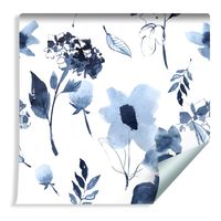 Tapeta Ścienna Nowoczesny Kwiatowy Wzór Dekoracja do Salonu