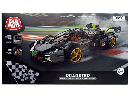 Klocki Elefun - Roadster Samochód wyścigowy 673001 na Arena.pl
