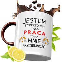Kubek Bordowy Dla Dyrektora Na Urodziny Prezent Z Nadrukiem Ze Zdjęciem