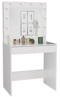 Toaletka z Lustrem Biała 81cm MARIA TS