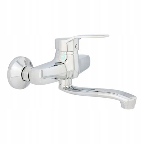 BATERIA UMYWALKOWA ŚCIENNA CHROM SREBRNA KOMPLET na Arena.pl