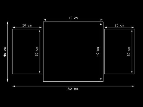 80cm 40cm 3 elem. obraz ściana Czerwone dmuchawce druk płótno na Arena.pl