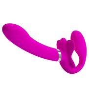 Strap-on podwójny z wibracją