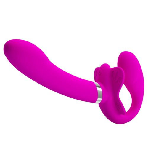 Strap-on podwójny z wibracją zdjęcie 1