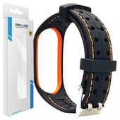 beline pasek mi band 7 smartczarno-pomarańczowy black/orange