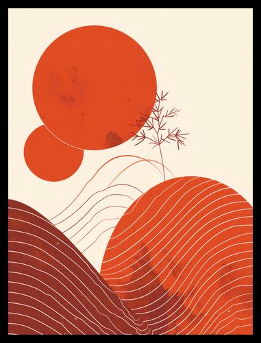 Plakat 30x40cm Ciepło Czerwieni na Arena.pl