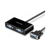 UGREEN ROZDZIELACZ KABEL ROZGAŁĘŹNIK HUB SWITCH VIDEO 2W1 VGA DO 2X VGA 1M