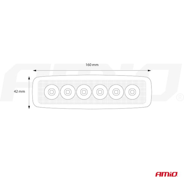 Lampa robocza WL01 18W FLAT 9-60V zdjęcie 12