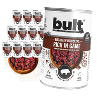 MOKRA KARMA DLA PSA BULT PUSZKA BOGATA W DZICZYZNĘ ZESATW 12x400G