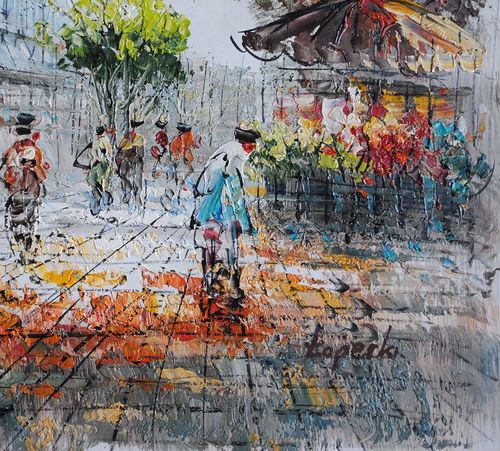 Uliczka Paryża (50x60cm) na Arena.pl