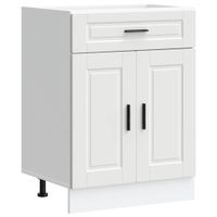 Szafka kuchenna dolna, Porto, biała, materiał drewnopochodny