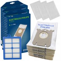 12xWORKI DO ODKURZACZA ELEKTROLUX ELECTROLUX PHILIPS PowerForce +FILTR HEPA