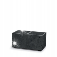 Doniczka Skrzynka Sierra Case Beton Effect DSI600E-czarny bet. Prosperplast