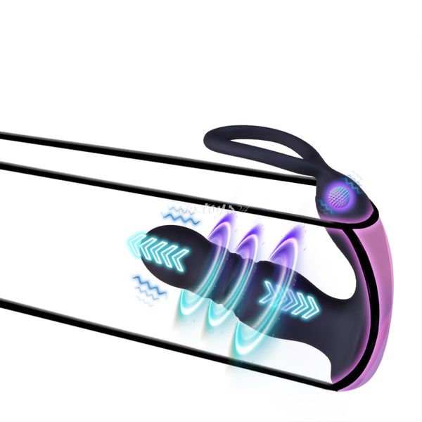 Wibrator Analny, Masażer Prostaty Posuwisty, Ruch Przód Tył, Pilot zdjęcie 8