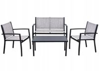 ZESTAW MEBLE OGRODOWE komplet na taras ogród STÓŁ fotele sofa