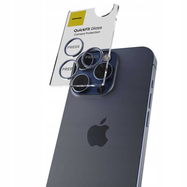Spacecase Quickfit Camera Iphone 15 Pro/15 Pro Max Dark Blue zdjęcie 5