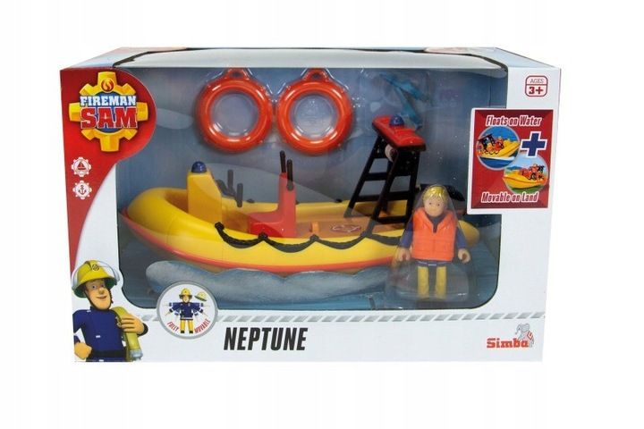 STRAŻAK SAM ŁÓDŹ NEPTUN Z FIGURKĄ zdjęcie 1