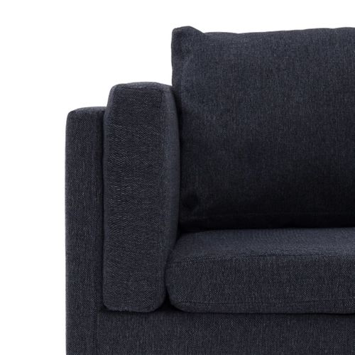 Sofa Narożna, Ciemoszara, Materiałowa na Arena.pl