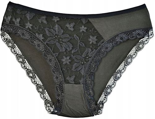 Majtki DAMSKIE figi bambusowe KORONKOWE zestaw 8 SZTUK rozmiar XL na Arena.pl