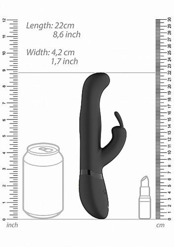 izara   rotating beads rabbit   black na Arena.pl