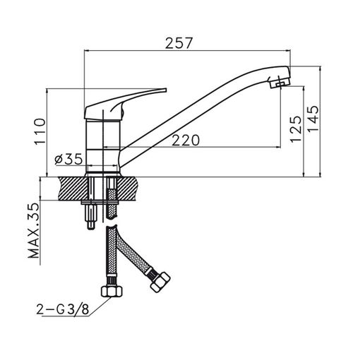 Bateria kuchenna stojąca VALVEX na Arena.pl