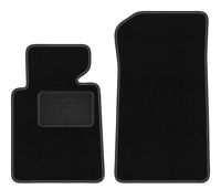 Dywaniki przednie welurowe do: BMW 3 E46 1998-2007 compact, coupe czarne