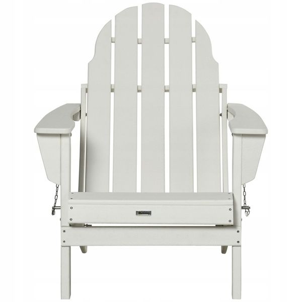 Adirondack-Gartenstuhl Weiß zdjęcie 2
