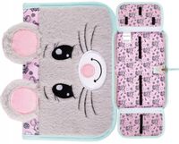 Piórnik szkolny MYSZKA zamykany bez wyposażenia do szkoły dla dziewczynki