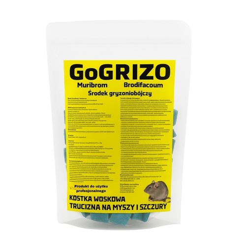 TRUTKA TRUCIZNA NA SZCZURY MYSZY GRYZONIE silna 1,5KG MURIBROM KOSTKA na Arena.pl