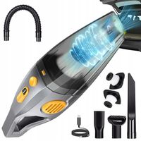 MOCNY ODKURZACZ BEZPRZEWODOWY ZESTAW DO SAMOCHODU 9500PA