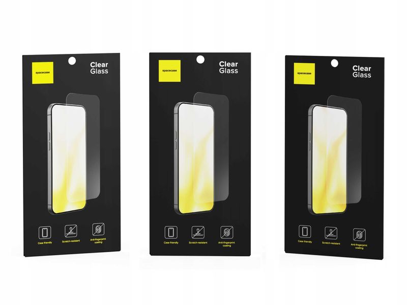 Spacecase Glass Clear 2.5D Poco F7 5G zdjęcie 8