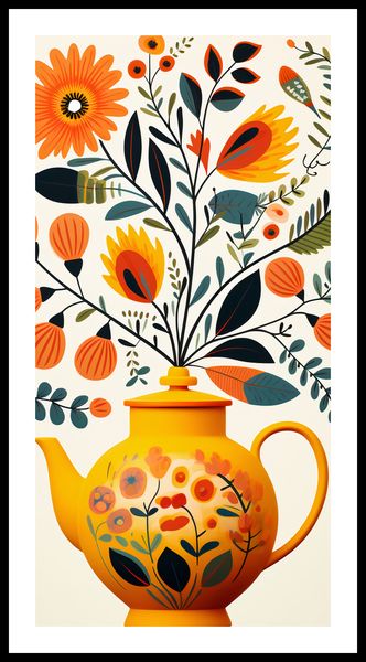 Plakat 50x100cm Bujna Herbata zdjęcie 3