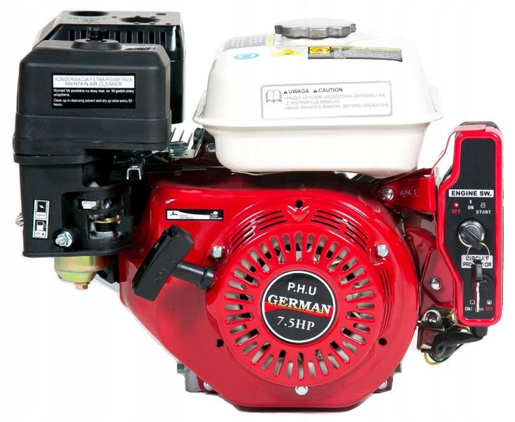 Silnik spalinowy 7,5KM GX160 GX200 19mm E-START zdjęcie 1