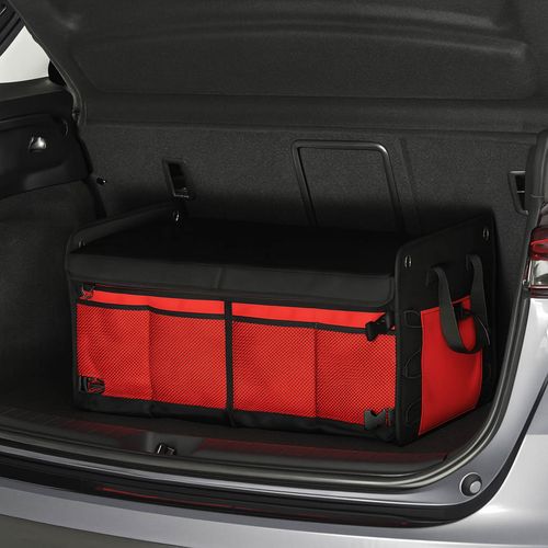 Organizer Do Bagażnika Duża Torba Do Samochodu Czarny Czerwony na Arena.pl