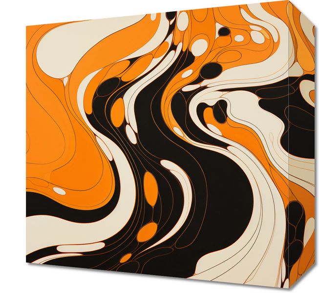 Obraz 30x30cm Tańczący Atrament zdjęcie 1
