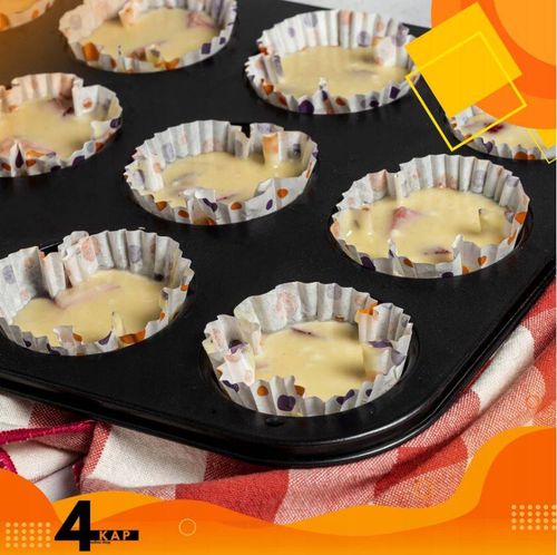 FORMA TEFLONOWA BLACHA MUFFINKI FOREMKA BABECZKI 12x na Arena.pl