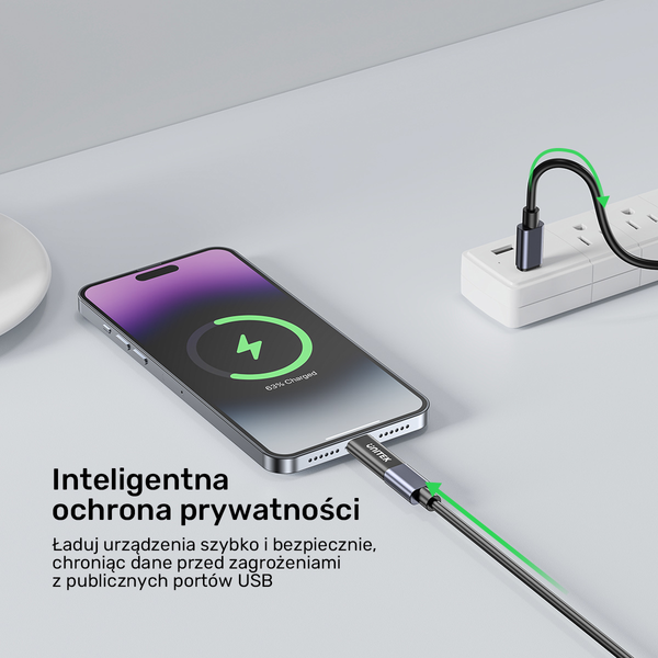 Unitek Adapter blokujący dane USB-C zdjęcie 8