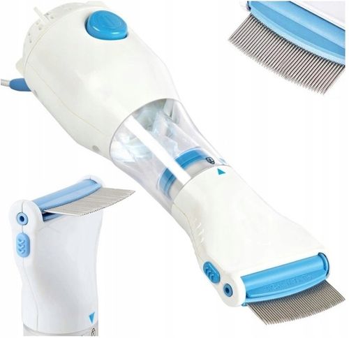 GRZEBIEŃ NA WSZY GNIDY USUWA PCHŁY ELEKTRYCZNY FILTR ODKURZACZ TERMINATOR na Arena.pl