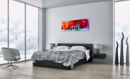 Obraz Na Płótnie - Kompozycja Dynamika - 120X40 Cm - Ca120X40-4036 na Arena.pl