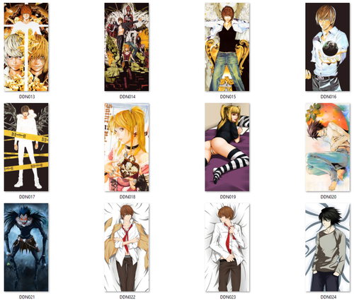 Dakimakura Death Note DO WYBORU na Arena.pl