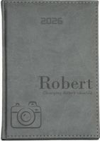 KALENDARZ A5 2026 dzienny PLANER z grawerem DLA FOTOGRAFA Z IMIENIEM