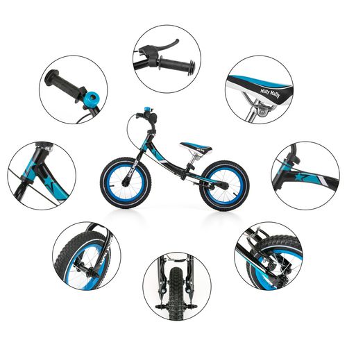 Milly Mally Rowerek Biegowy Young Multicolor na Arena.pl