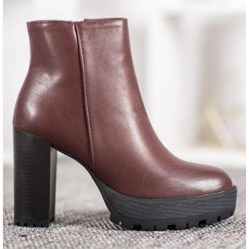 Brązowe Botki Na Platformie r.38 na Arena.pl