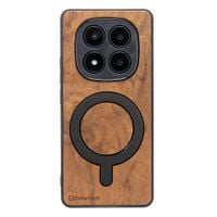 Drewniane Etui Bewood do Xiaomi Redmi Note 14 Pro Plus 5G IMBUIA z MagSafe